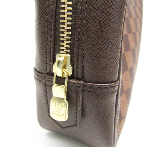 LOUIS VUITTON Authentic Brown Damier Pouch - Picture 5 of 10